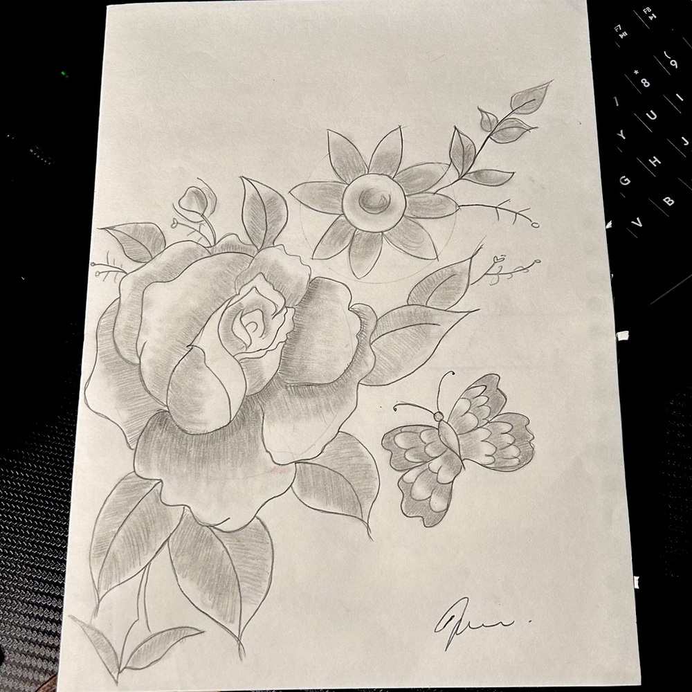 Custom hand made card for girlfriend or boyfriend